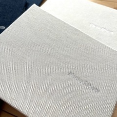 美品 写真アルバム5冊 デニム生地 L版の画像