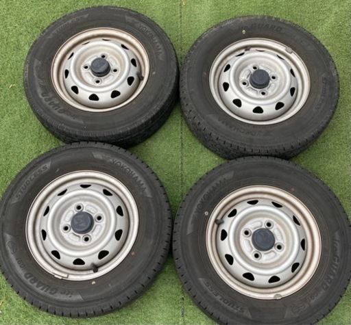 お取引終了　145 r12 軽バン　ヨコハマ　スタッドレスタイヤ　ホイール　４本セット