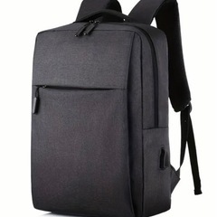 【新品】ビジネスバッグ　バックパック　黒① USB充電ハブ付　A...