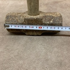 ハンマー　大ハンマー　杭打ち　粉砕　DIY 柄木製　ヘッド鉄製の画像