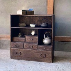 古道具 小引き出し沢山の飾り棚  ビンテージ【お値引中】
