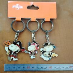 USJ/Snoopyの3連キーホルダー