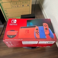 NintendoSwitch 限定 マリオレッド×ブルー 特価の画像