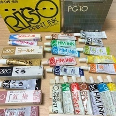 【Tシャツプリント】プリントゴッコ ＋ 布用スタンプセット（未使用品）ランプ・ハイメッシュマスター有【PG-10】の画像