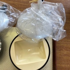 鶴　灰皿　タバコケースの画像