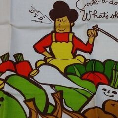 ◆【未使用】　《丈夫な、給食マット　・もの掛け》①　　の画像