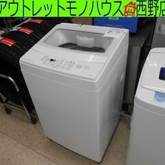 洗濯機 6.0kg 2019年製 ニトリ NITORI NTR60 ガラストップ ホワイト 家電 札幌市 西区 西野店