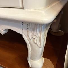 🎀アンティーク調🎀4段チェスト ハイチェスト 猫脚 シャビーシック NO174の画像