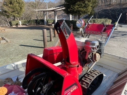 本田除雪機　HS80 セル付き　動作確認　引き取り限定　中野市