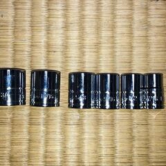 美品！インチサイズ　シャローソケット　6個セット　差込3/8(9...