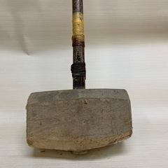かけや②　ハンマー　大ハンマー　大工道具　木製　DIYの画像