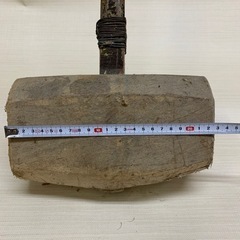 かけや②　ハンマー　大ハンマー　大工道具　木製　DIYの画像