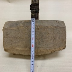 かけや②　ハンマー　大ハンマー　大工道具　木製　DIYの画像
