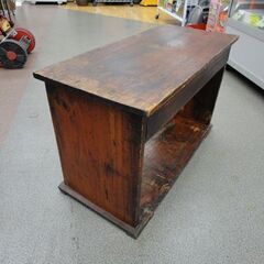 文机 古道具 古家具 座卓 幅63.5×奥行30×高さ40㎝ 引出し付き アンティーク インテリア 和家具 西岡店の画像