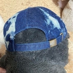 ムラ染めダメージデニムキャップの画像