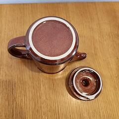 未使用　大皿とコーヒーポットの画像
