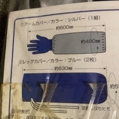 作業用　アームカバー　ロング手袋　膝当て　新古品の画像