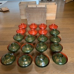年代物　漆器汁椀　20組