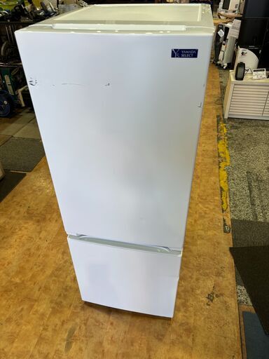 ✨安心の除菌洗浄済✨ヤマダ電機 2021年製 156L 2ドア冷蔵庫 YRZ-F15G1【愛市IR016228-104】