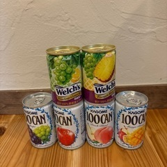 ジュース　缶ジュース　100%ジュース