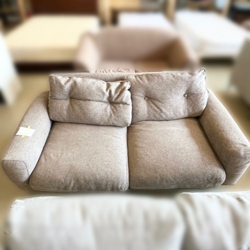 2人掛け ソファ グレー系