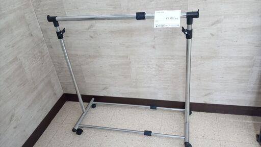 ★ジモティ割あり★ アイリスオーヤマ ハンガーラック シルバー H×D×W クリーニング済み TJ3972