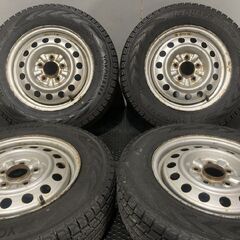 【YK G075 175/80R15】スタッドレス【パジェロミニ 純正ホイール スチールホイール 15インチ 5J5HPCD114.3】　(MTG461)クレジットカード QRコード決済可能