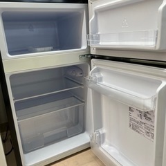 美原店　ノンフロン冷凍冷蔵庫　PRC-B082DM 2021年製　ミラーガラス　81L 