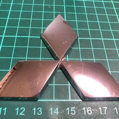 商談中！スリーダイヤ エンブレム 三菱　クローム　幅約9cm