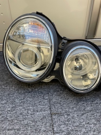 メルセデスベンツ　W210前期　イカリングヘッドライト
