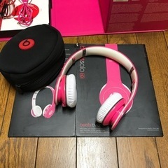 レア beats Solo HD PINK ビーツ ヘッドフォン ヘッドホン 限定カラー 完動品