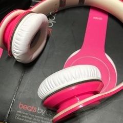 レア beats Solo HD PINK ビーツ ヘッドフォン ヘッドホン 限定カラー 完動品の画像
