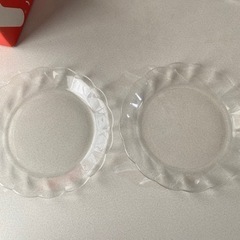 パイレックス　ティーポット、お皿の画像