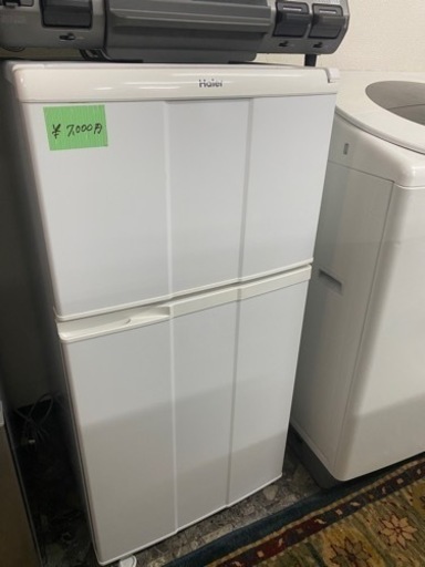 北九州市内配送無料　保証付き　ハイアール Haier JR-N100C-K [冷蔵庫（98L・右開き）
