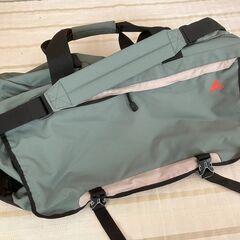 受付終了　更なる値下げ　adidas ボストンバッグ　グリーン色（竹色）美品の画像