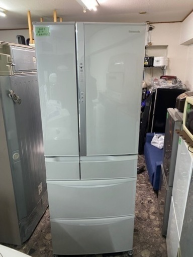 北九州市内配送無料　保証付き　2018年　6ドア冷凍冷蔵庫　クリアグレー　NR-FV45V3-H