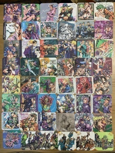 荒木飛呂彦原画展『ジョジョの奇妙な冒険』アートコースター全種48枚