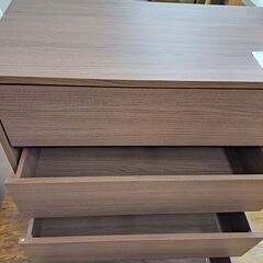 ★ジモティ割あり★  チェスト ブラウン H90×D40×W79 クリーニング済み MT232の画像