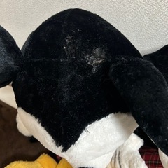全長1メートル！大きなミッキーとミニーのぬいぐるみの画像