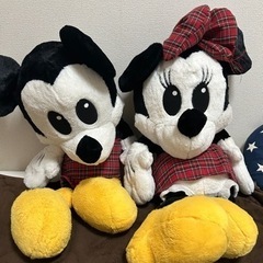 全長1メートル！大きなミッキーとミニーのぬいぐるみ