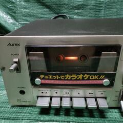 ラジカセ　？　AURAX　東芝　ジャンクの画像