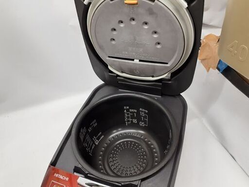 日立 炊飯器 IH方式 RZ-TS104M ふっくら御膳 5.5合炊き 2020年製 ルビーレッド 圧力＆スチーム 沸騰鉄釜 HITA