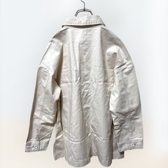 ★美品★【Shapla】ウエストベルト付きスプリングコート　Mサイズの画像