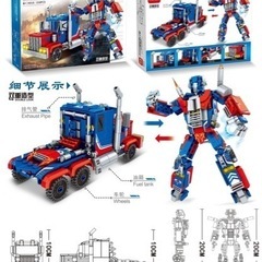 新品レゴTRANSFORMERSトラック戦士互換性レゴビルディング