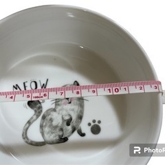 POPETPOP 素敵な ボウル 食べ物 猫 セラミック 皿 水用 の画像