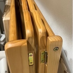 ベビーベッド　色　ナチュラル　ミニの画像