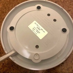 電気ケトル　モダンデコ　白　ホワイト　 sn01  ※スイッチ部分に不具合ありの画像