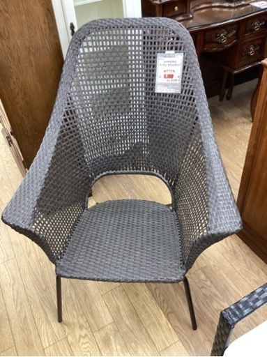 KA-92【新入荷　リサイクル品】IKEA AMMERO ガーデンラウンジチェア　グレー