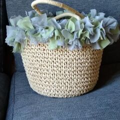 【美品】可愛いかごバッグ