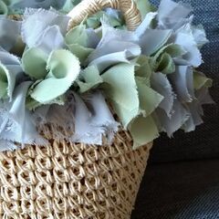 【美品】可愛いかごバッグの画像